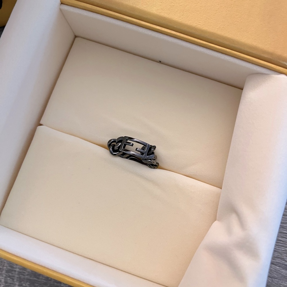 Fendi Baguette Chain Ring